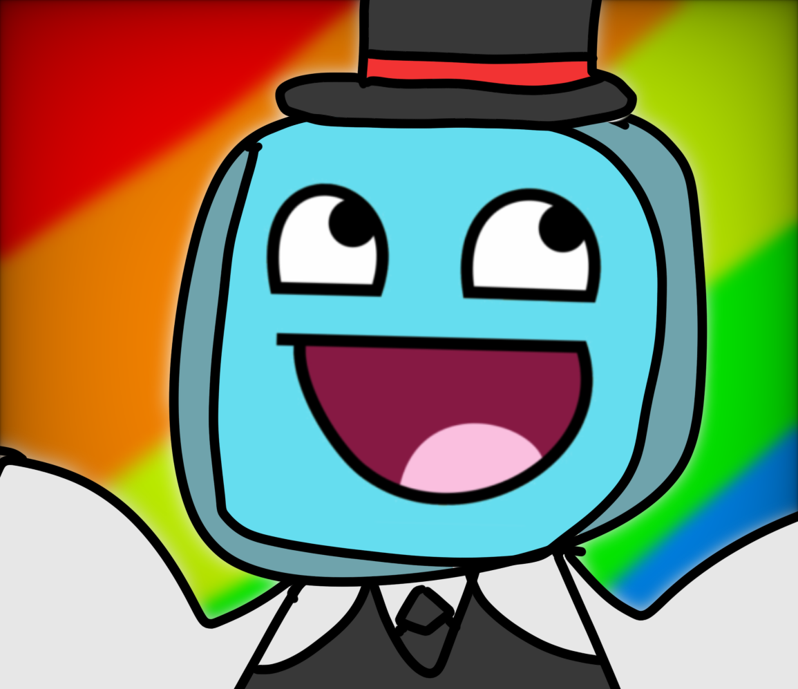 Rainbow Epic Smiley Face , Roblox - Rainbow Epic Face Png