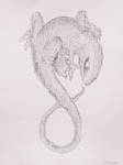 ASCII Lizard II by Hexaditidom