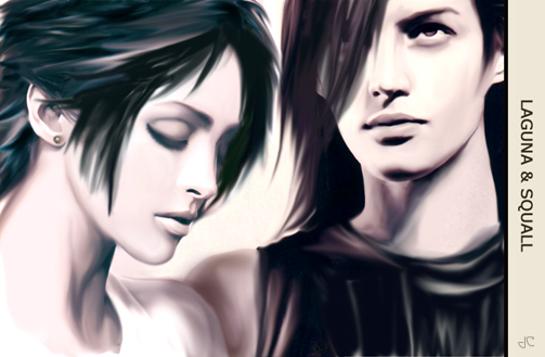 Squall and Laguna