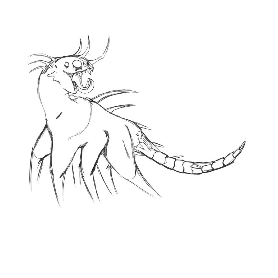 Very Old Creepy Sketch by Dragiani on DeviantArt