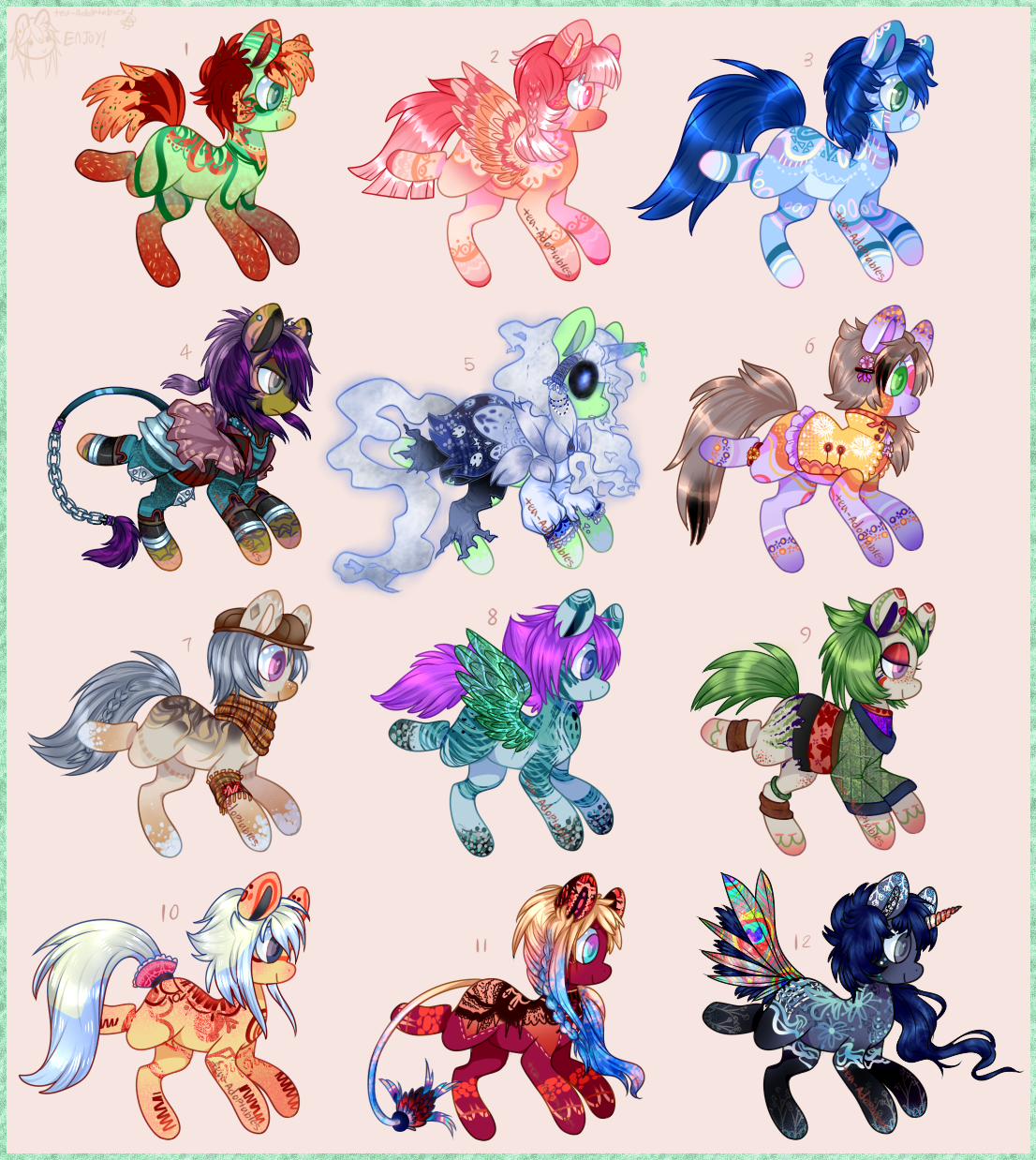 Pony Adopts Batch 12 - 6/12 OPEN