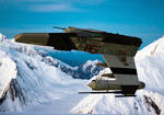 E-Wing Flying the Hump. by ChrisNs