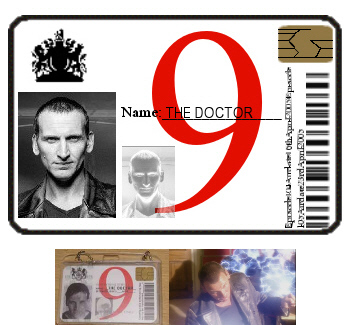 9th Doctor's ID Card from Aliens of London