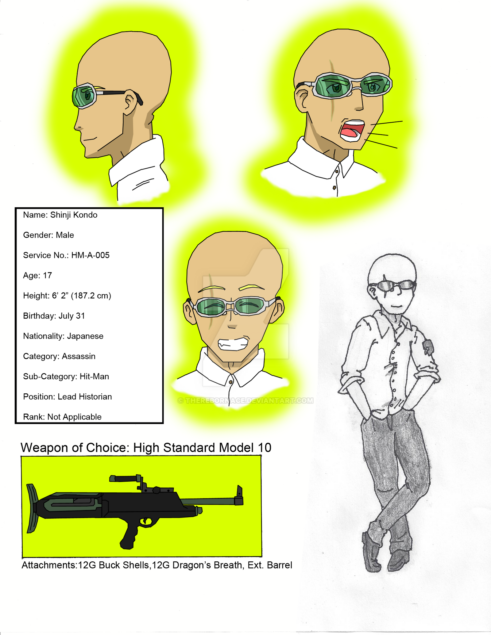 Shinji Kondo (Character Sheet)