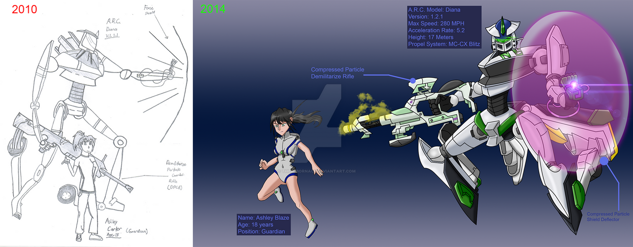 ARC Mech Design - Before and After 2