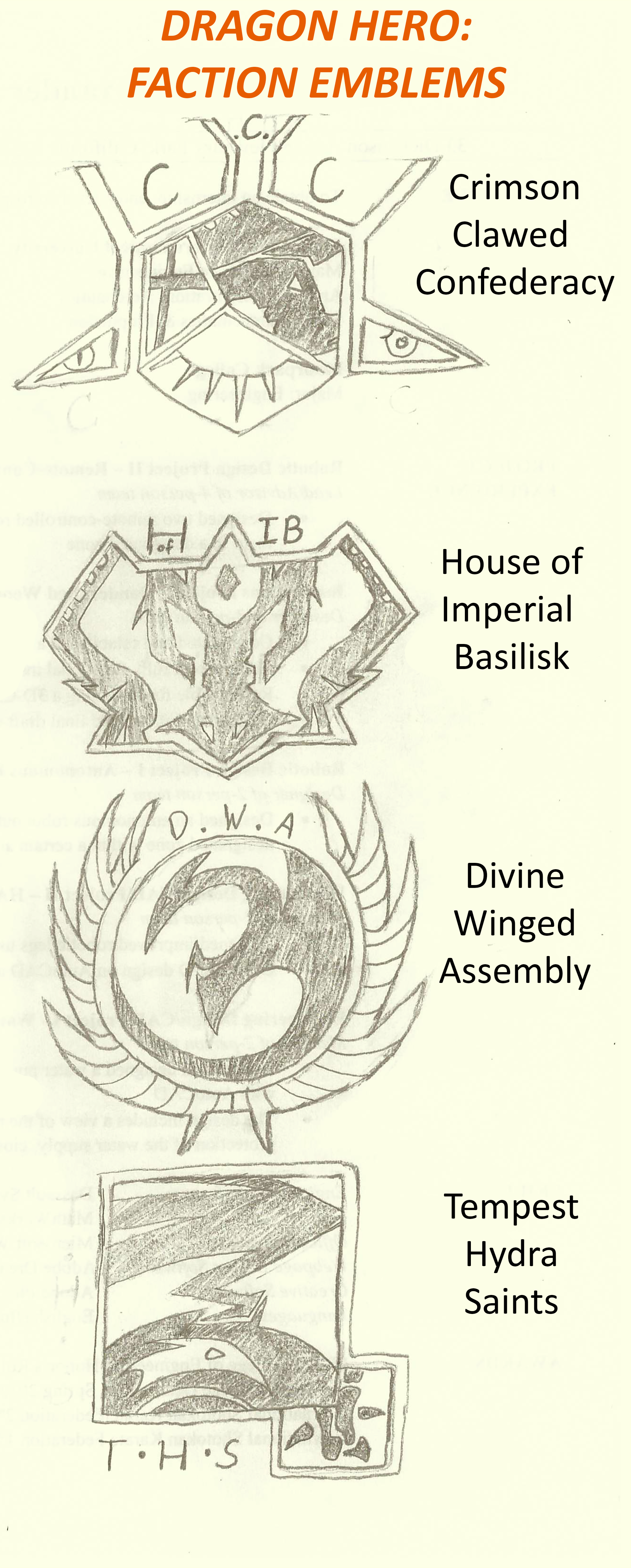 Dragon Hero: Faction Emblems