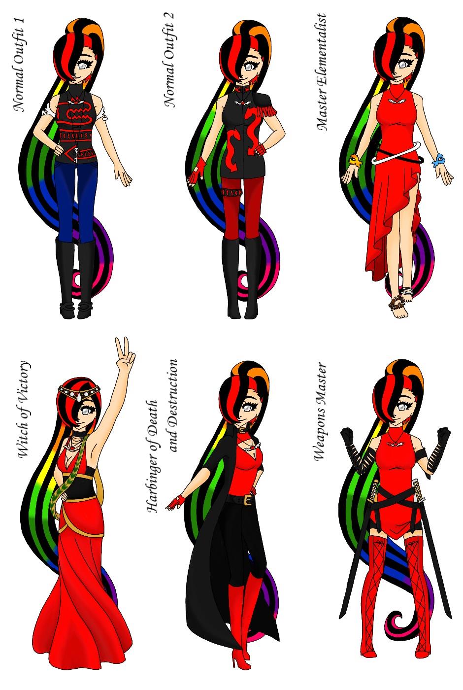 Hero Outfits by FaerieWarrior on DeviantArt