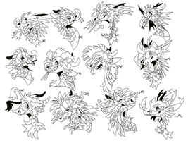 wof f2u headshot bases (headcanons)