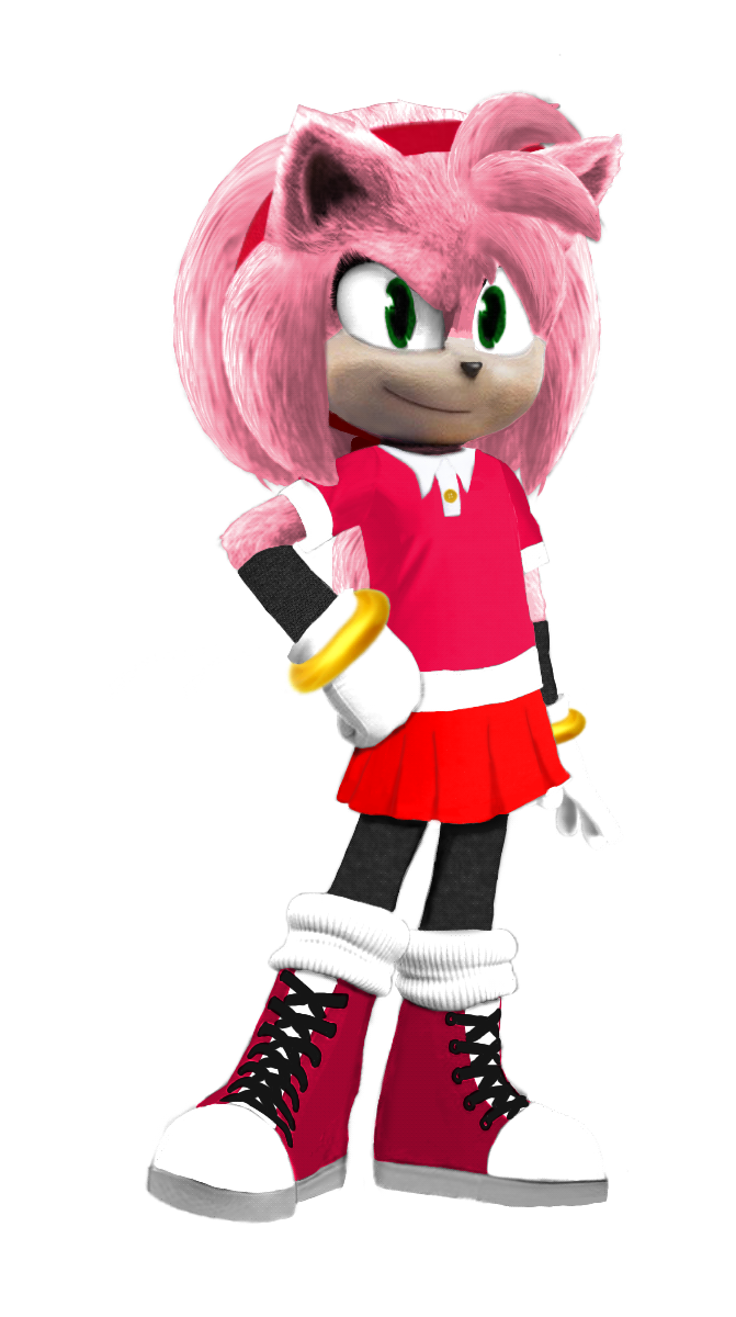 Sonic Movie Amy Fan Design  Amy rose, Hedgehog movie, Sonic and amy