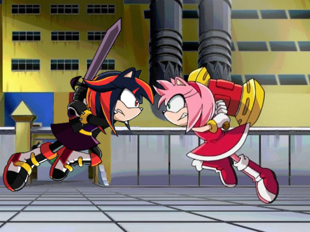 Sonic X Fake Screenshot Art: Rivalry Battle by Jame5rheneaZ on DeviantArt