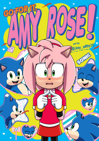 Sonamy by Senna75  Sonic and amy, Hedgehog movie, Sonic fan art