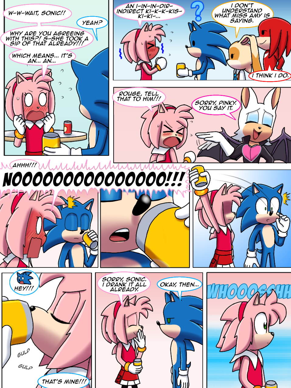Sonic and Amy FINALLY KISS?! (Sonic Comic Dub) 