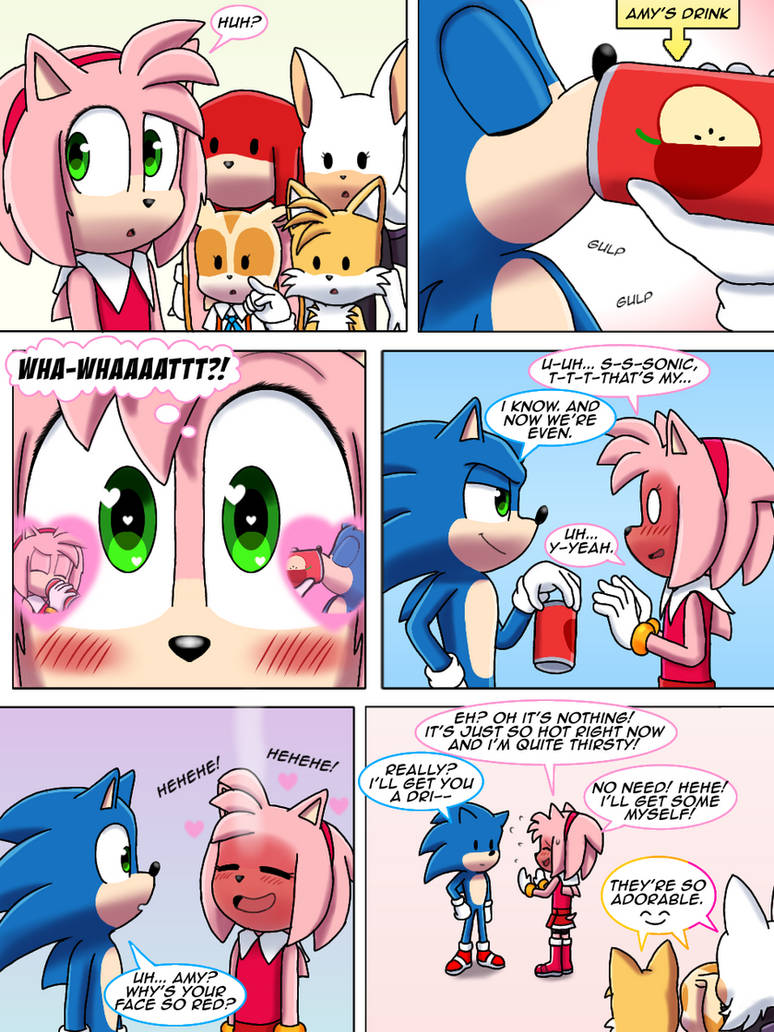 Sonic and Amy FINALLY KISS?! (Sonic Comic Dub) 