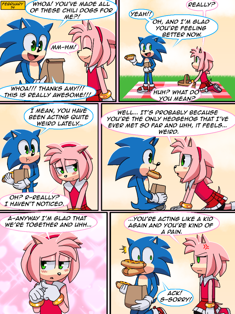 sonamy valentines kiss by Sonicsis on DeviantArt