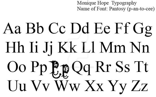 Typography Project- 27th Letter by vincent-is-mine on DeviantArt