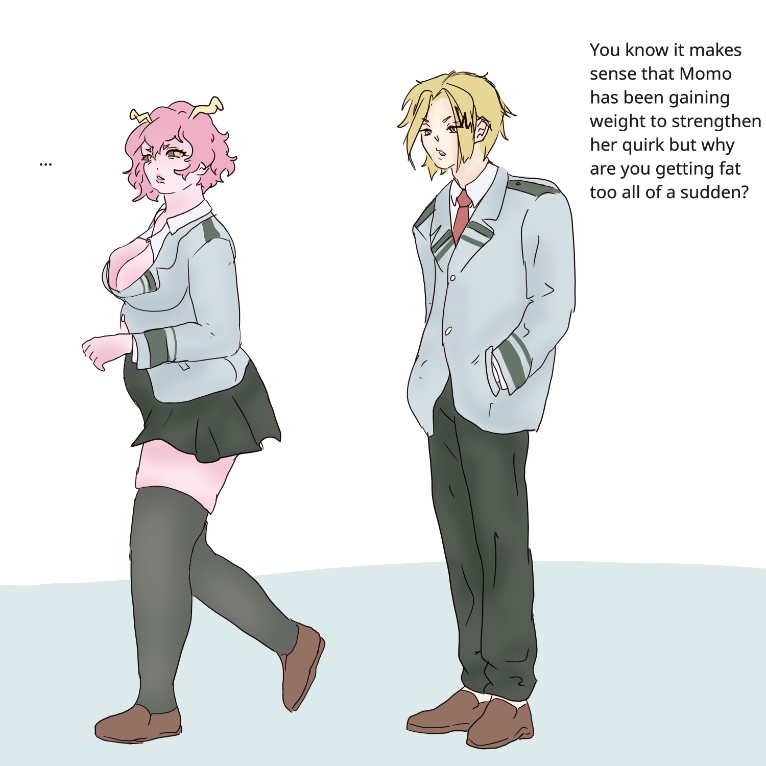 Body Inflation Mha my hero academia weight part 25 by ladybuuug69 on DeviantArt