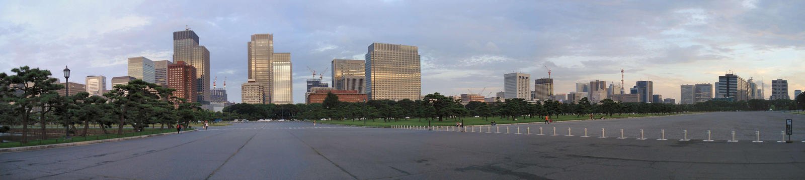 Tokyo skyline panorama