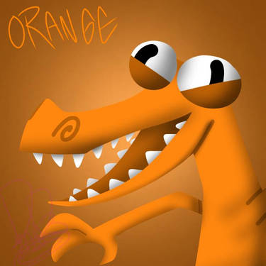 Orange(rainbow friends redesign?) by pingpongpitch965 on DeviantArt