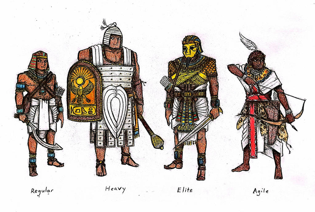 Ancient Egyptian Soldiers By Avapithecus On DeviantArt ancient-egyptian-soldiers-by-avapithecus-on-deviantart