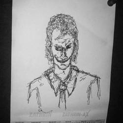 Scribbly Joker: - #TabishereArt #design #doodling 