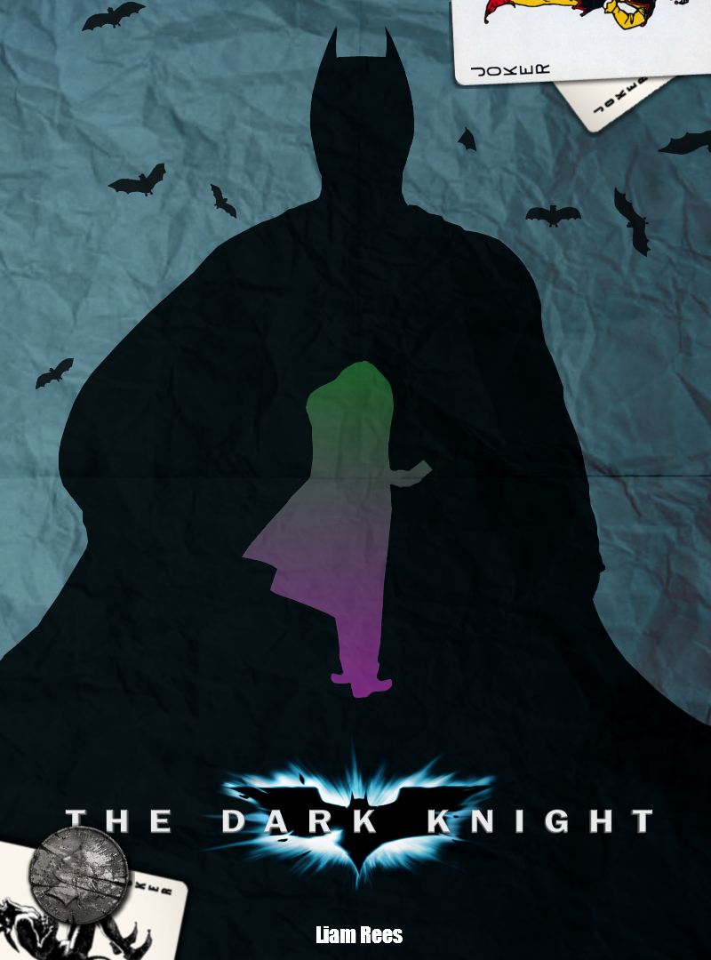 The Dark Knight Retro Poster