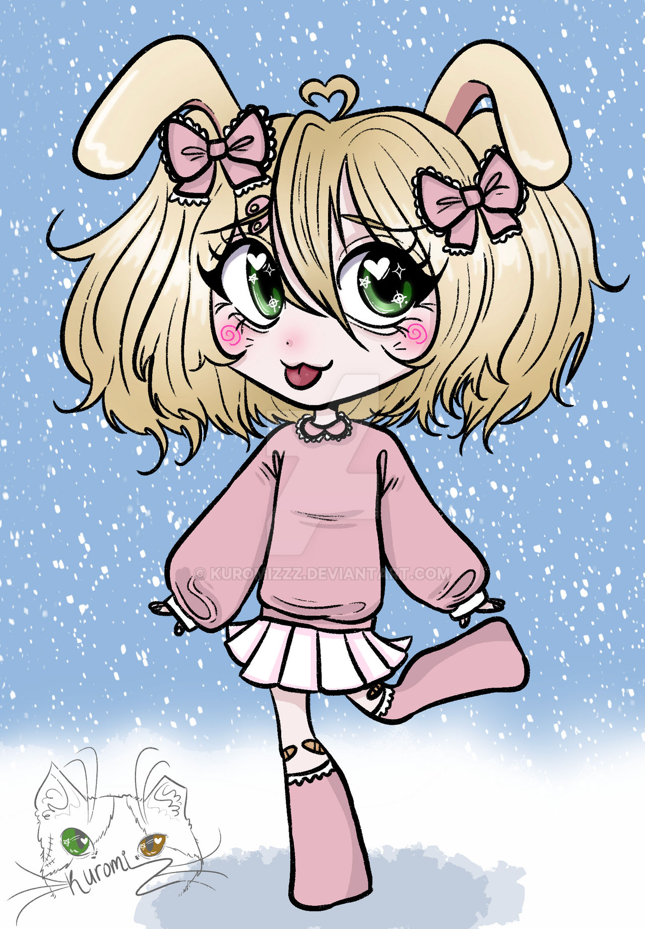 Chibi Example Chibi Commission Example by kuromizzz on DeviantArt