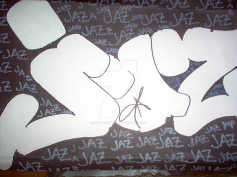 graffiti 'Jaz'