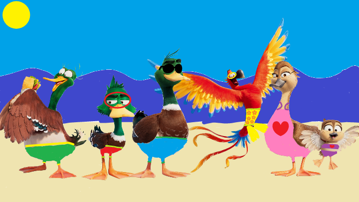 Migration Characters at the Beach by Bridgit-16 on DeviantArt
