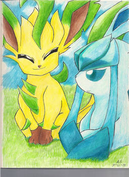 leafeon and glaceon