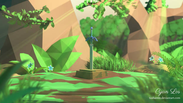 Low-Poly Master Sword (Breath Of The Wild)