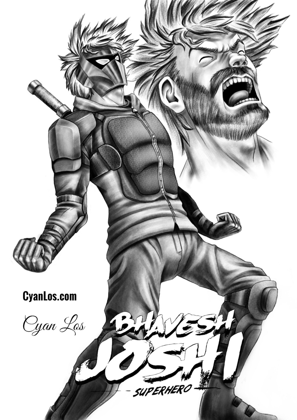 Bhavesh Joshi - Superhero sketch by tushantin