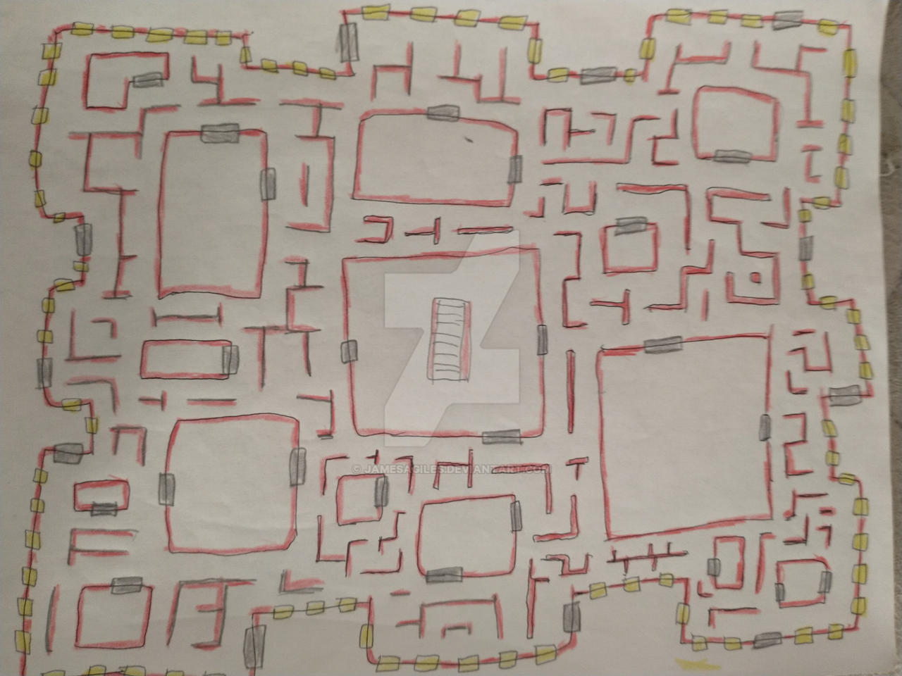 Maze Building First Floor by JamesAGiles on DeviantArt