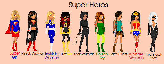 Women Super Heros by TheBealtes on DeviantArt