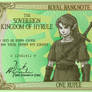 One Rupee Hylian Banknote