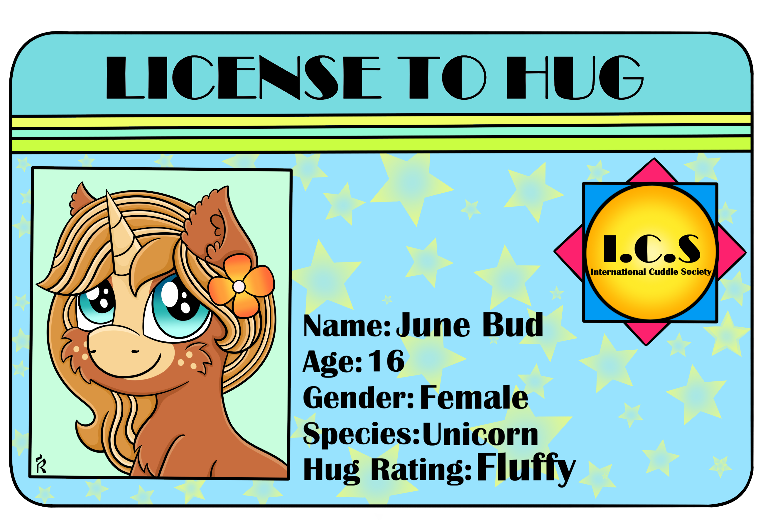 June Bud's Hug License by Dawn-Designs-Art on DeviantArt