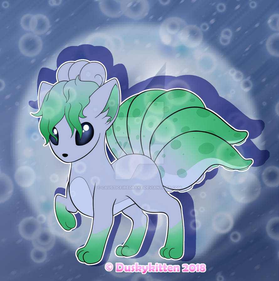Vulpix (Water Type) by causticfiredrake on DeviantArt