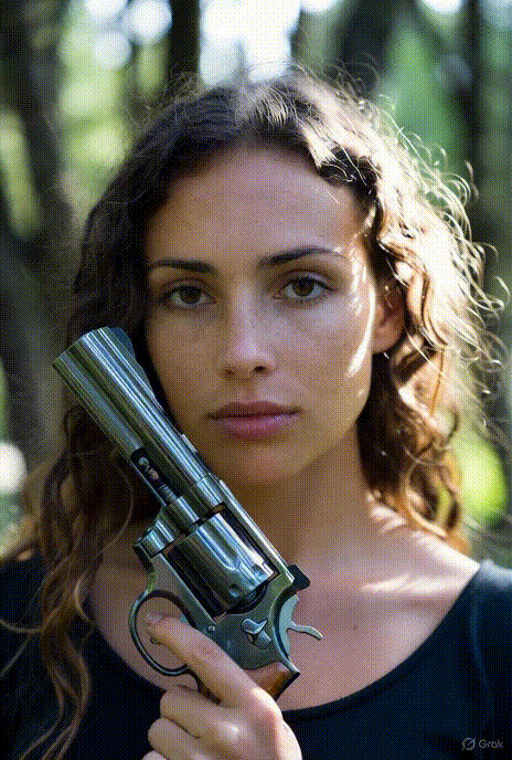 Revolver Lady Version The girl with the revolver by semred777 on DeviantArt