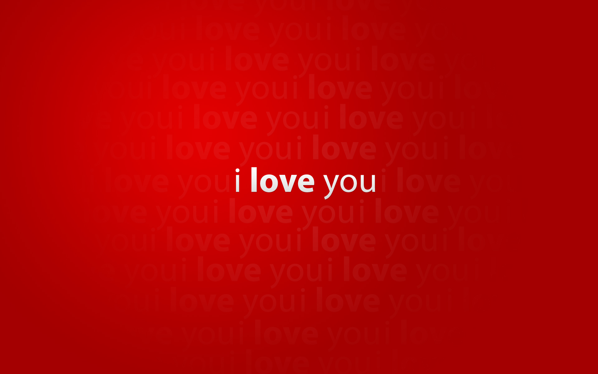 i love you