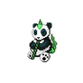 Grass/Ghost Panda Fakemon, Panfuscious