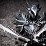 Cosplay Dovahkiin Daedric full armor from Skyrim