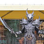 Cosplay Dovahkiin Daedric full armor from Skyrim