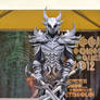 Cosplay Dovahkiin Daedric full armor from Skyrim