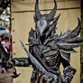 Cosplay Dovahkiin Daedric full armor from Skyrim