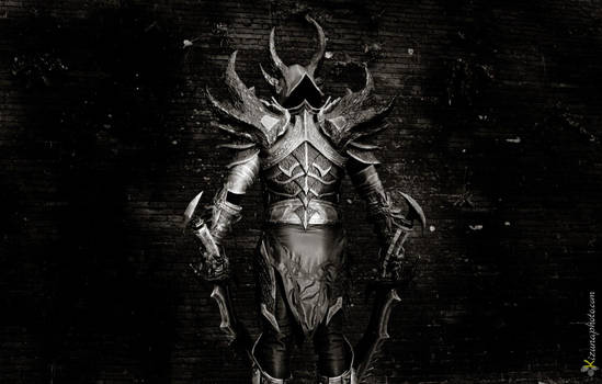 Daedric Armor Back from Skyrim Cosplay
