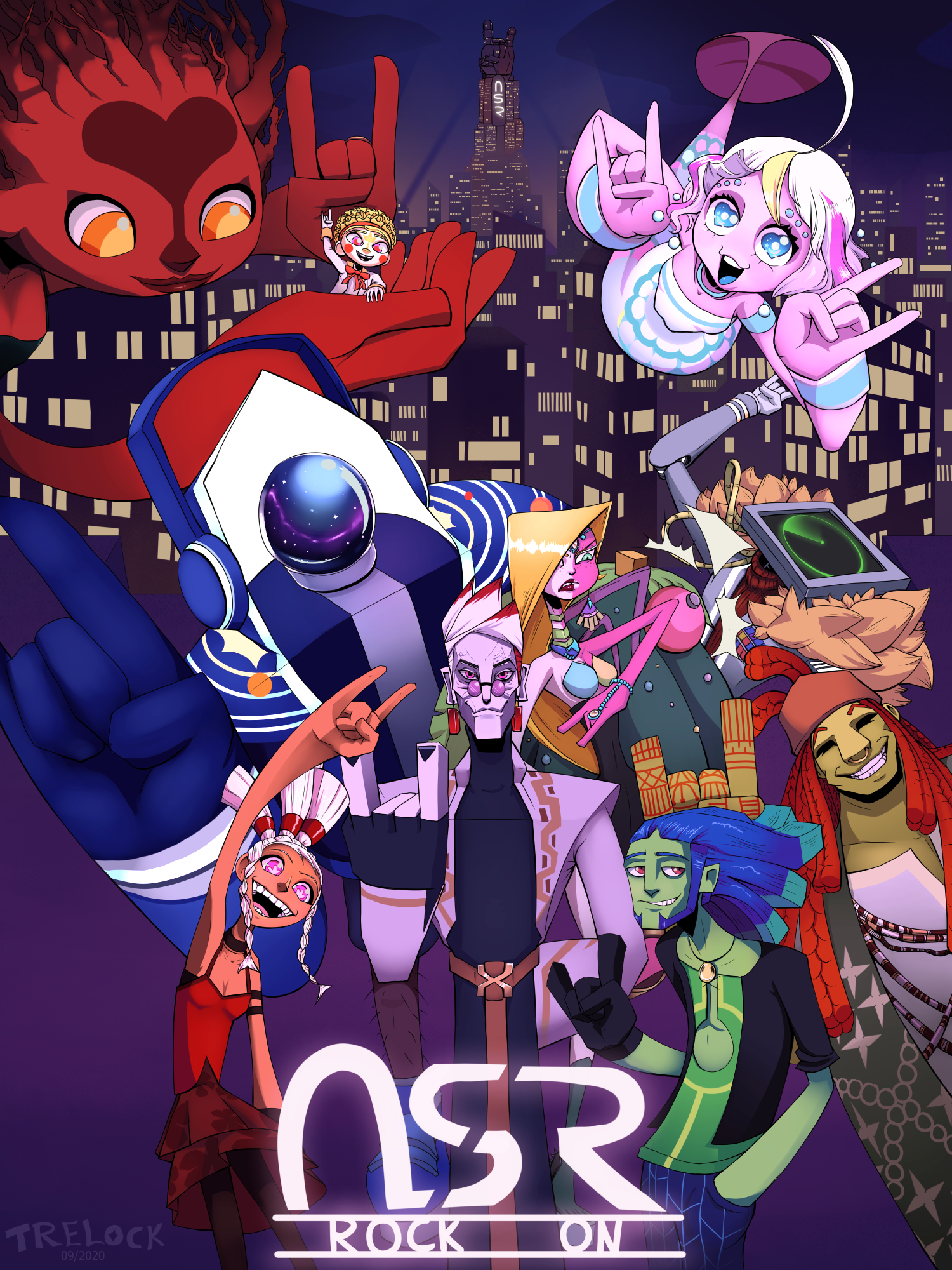 Rock A Stack Deviantart Rock On by Trelock on DeviantArt
