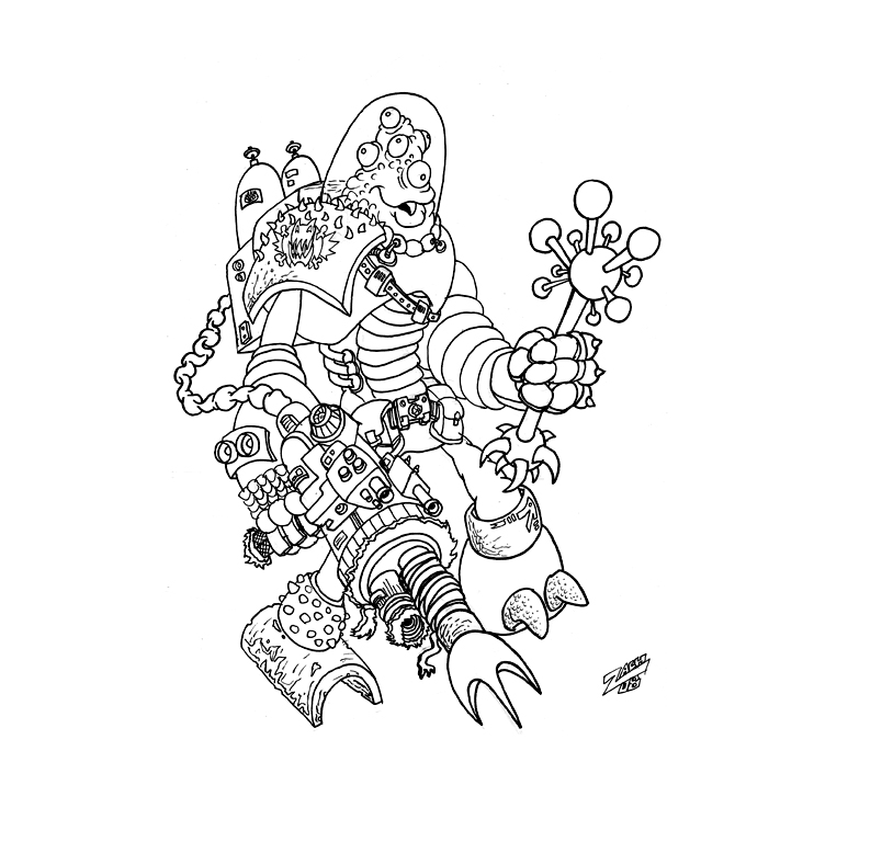 Alienoid Deviantart Mutant Alienoid Space Pirate by ApolloZC on DeviantArt