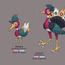 (Fakemon) Dizzard + Confowl