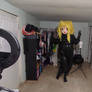 Kigurumi Roll and Thick Black PVC Suit 5