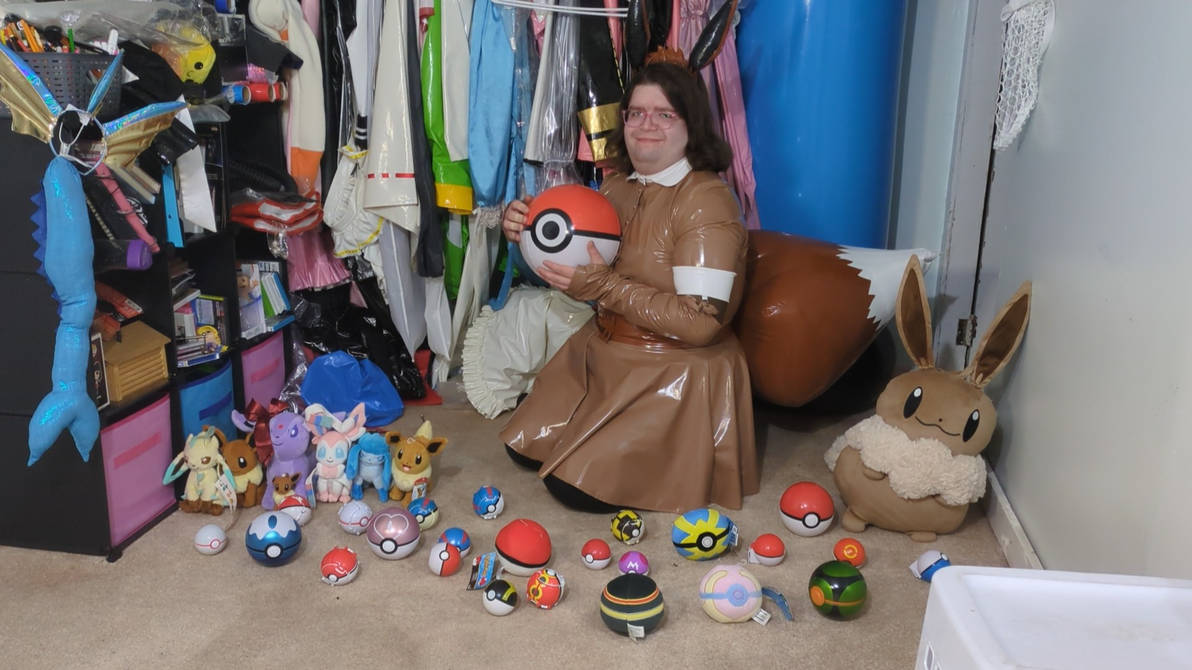 Happy Pokemon Day! PVC Eevee Big Inflatable Tail 2 by GracideaClub on ...