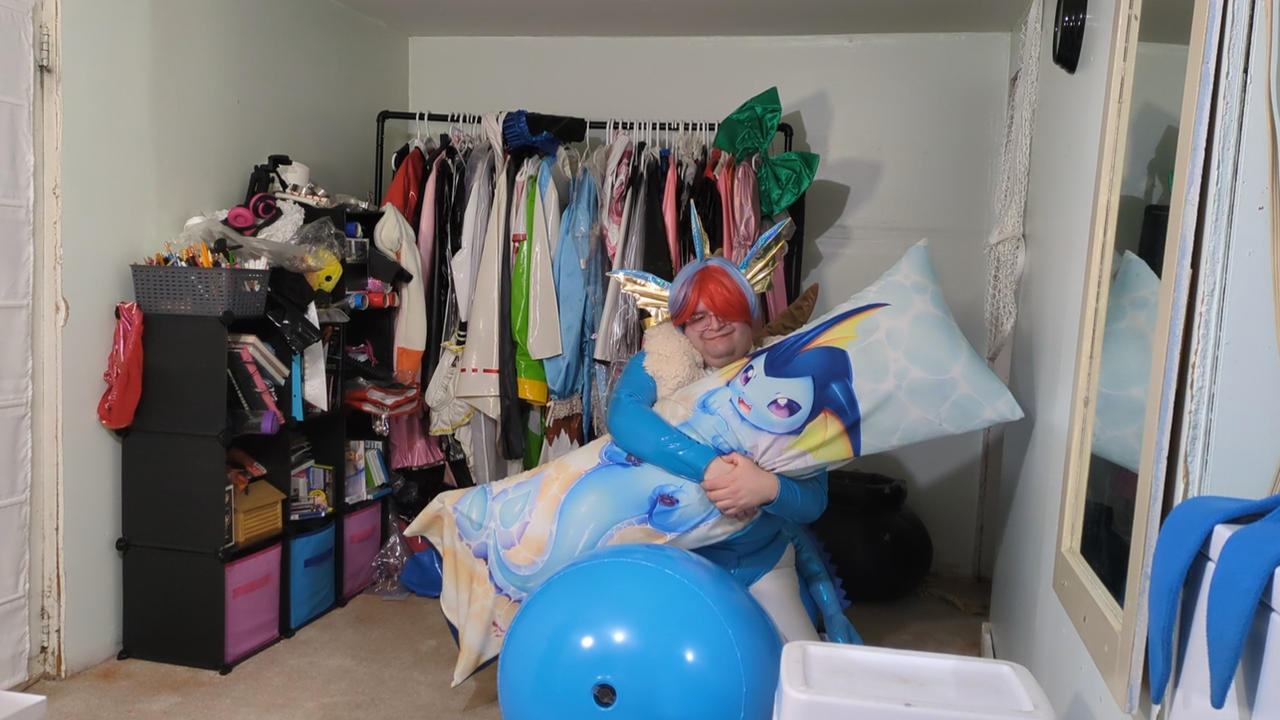 Penny Cosplay PVC Pokemon Vaporeon inflatables 12 by GracideaClub on ...